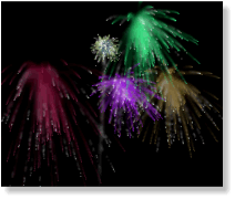 Interaktives Feuerwerk